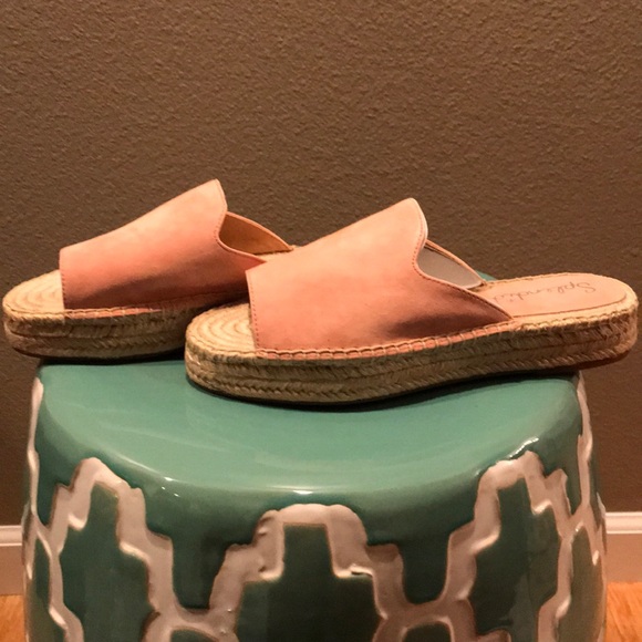 NIB! Splendid Espadrille Slide Blush Sandal - Picture 2 of 6
